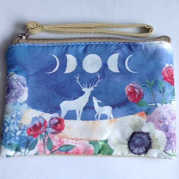 Handbags - New animal moon flower wristlet wallet